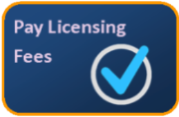Button to pay licensing fees